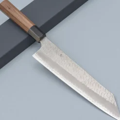 Nigara SG2 Tsuchime Migaki Walnut Kiritsuke 24 cm