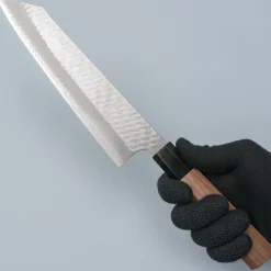 Nigara SG2 Tsuchime Migaki Walnut Kiritsuke 24 cm