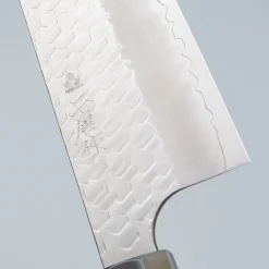 Nigara SG2 Tsuchime Migaki Walnut Kiritsuke 24 cm