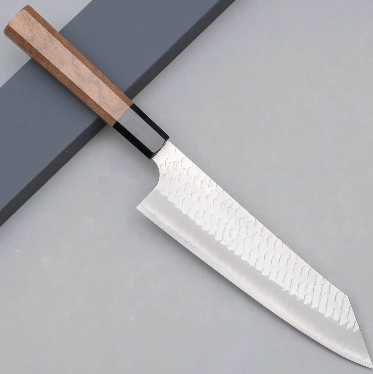 Nigara SG2 Tsuchime Migaki Walnut Kiritsuke 21 cm