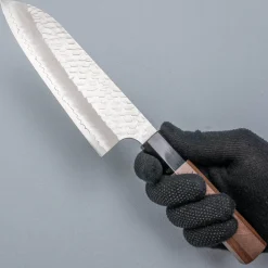 Nigara SG2 Tsuchime Migaki Walnut Santoku