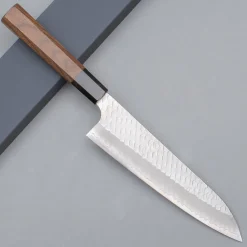 Nigara SG2 Tsuchime Migaki Walnut Gyuto 21 cm