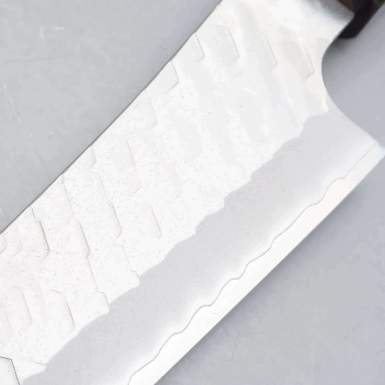 Nigara SG2 Tsuchime Migaki Walnut Butcher Knife 17 cm