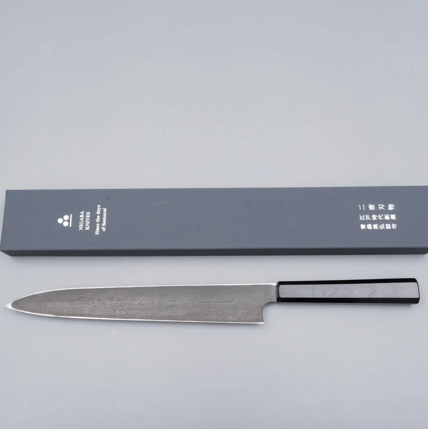 Nigara Silver 3 Anmon Kurozome Yanagiba 27 cm