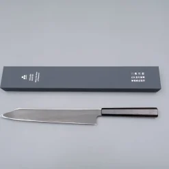 Nigara Silver 3 Anmon Kurozome Kiritsuke Yanagiba 27 cm