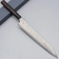 Nigara Silver 3 Anmon Kurozome Kiritsuke Yanagiba 27 cm
