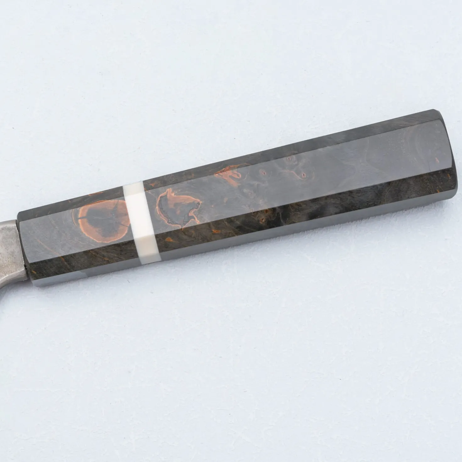 Nigara Silver 3 Damast Etched Bunka 18 cm