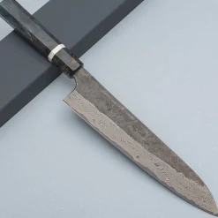 Nigara Silver 3 Damast Etched Gyuto 24 cm