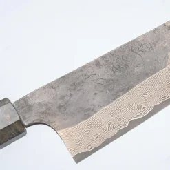 Nigara Silver 3 Damast Etched Kiritsuke 24 cm