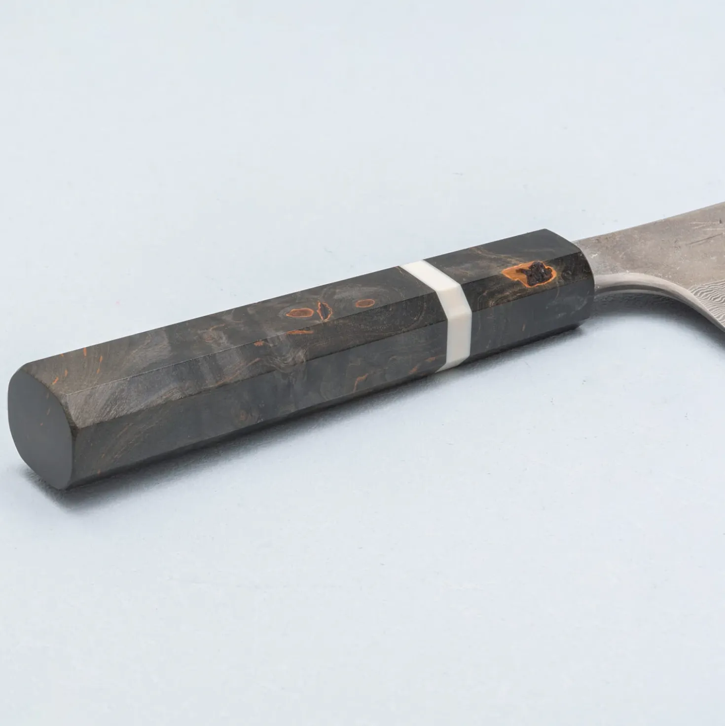 Nigara Silver 3 Damast Etched Kiritsuke 24 cm