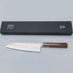 Nigara STRIX Tsuchime Migaki Rosewood Gyuto 21 cm