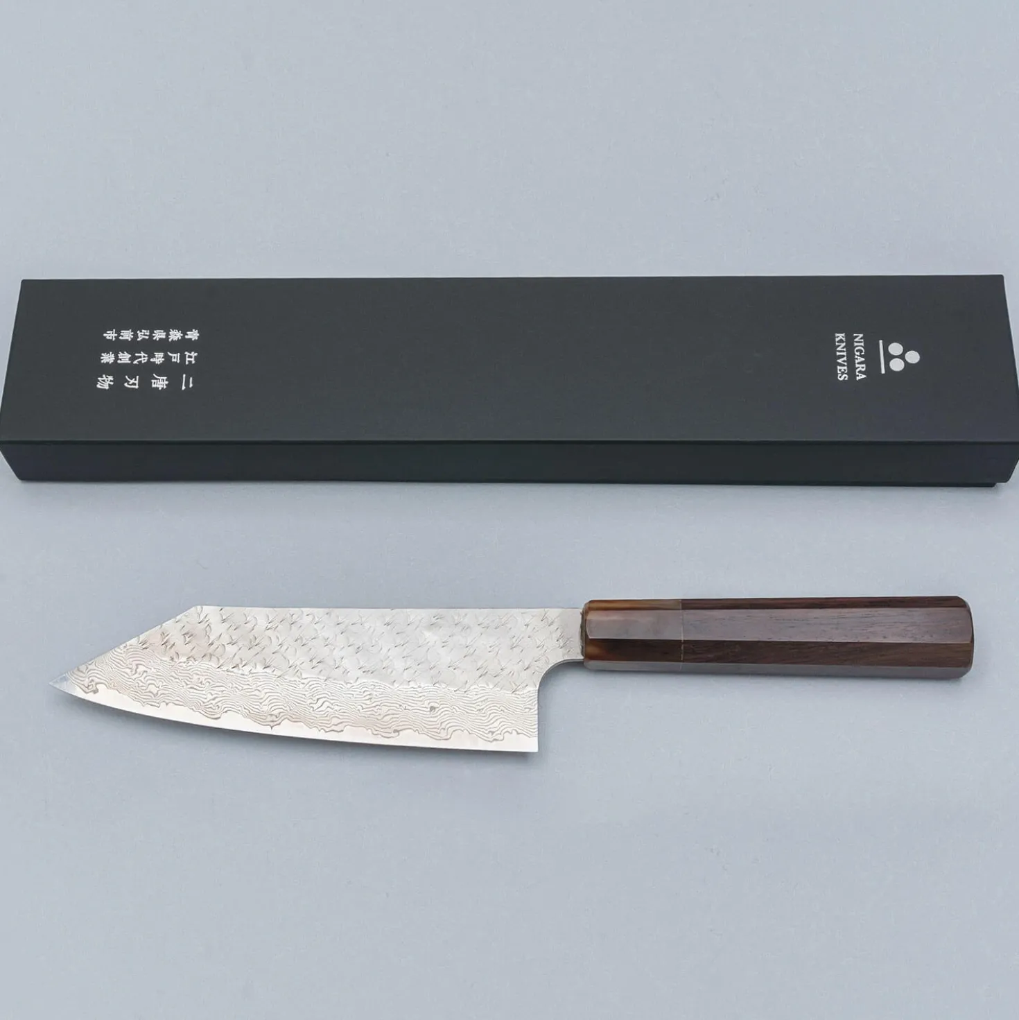 Nigara STRIX Tsuchime Migaki Rosewood Bunka 18 cm