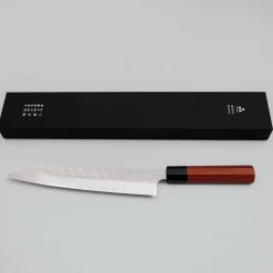 Nigara STRIX Tsuchime Migaki Padouk Sujihiki 27 cm