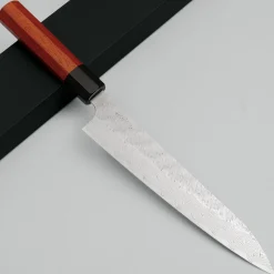 Nigara STRIX Tsuchime Migaki Padouk Sujihiki 24 cm