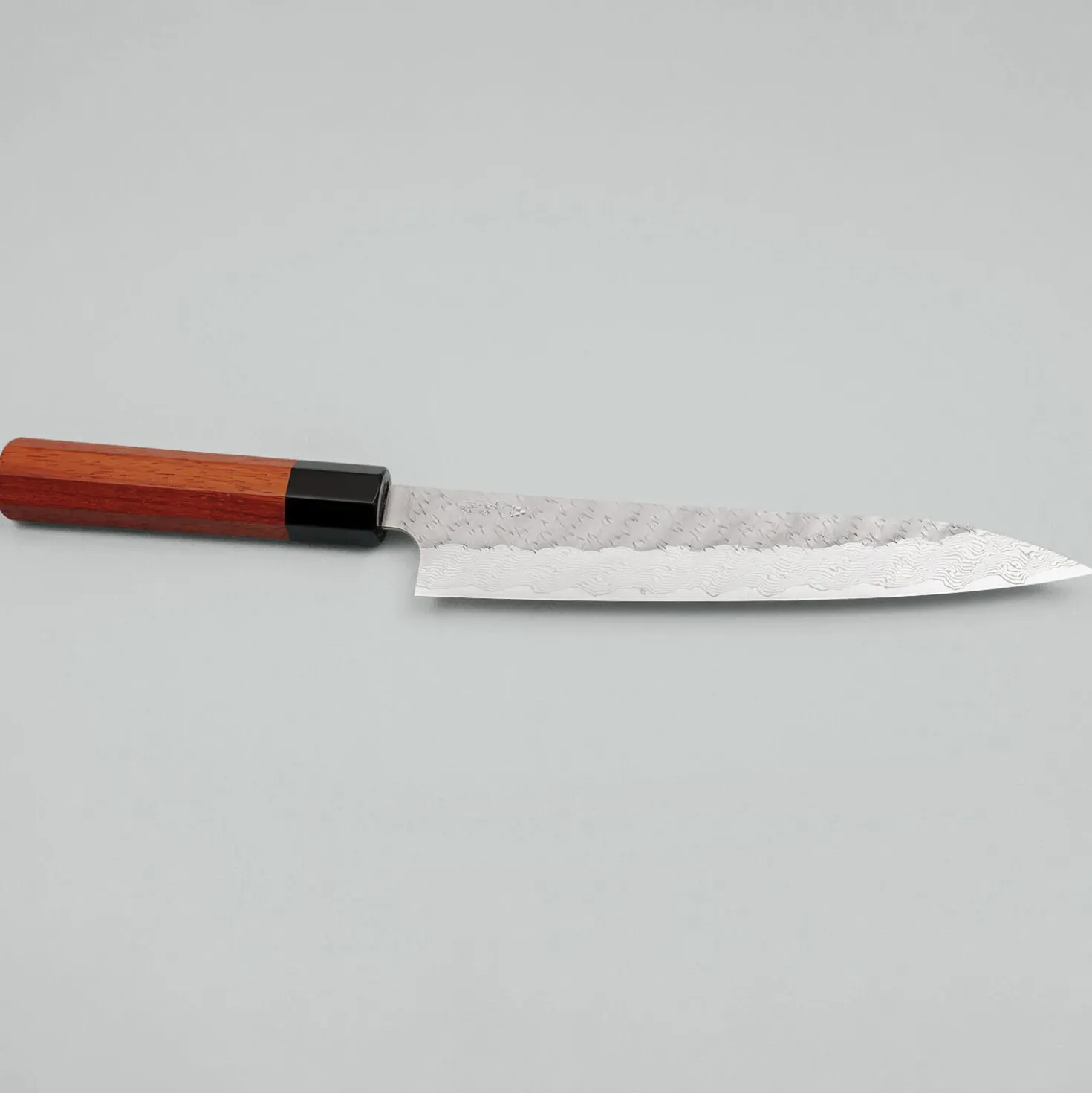 Nigara STRIX Tsuchime Migaki Padouk Sujihiki 24 cm