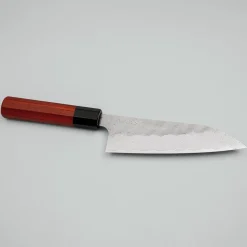 Nigara STRIX Tsuchime Migaki Padouk Santoku 16.5 cm