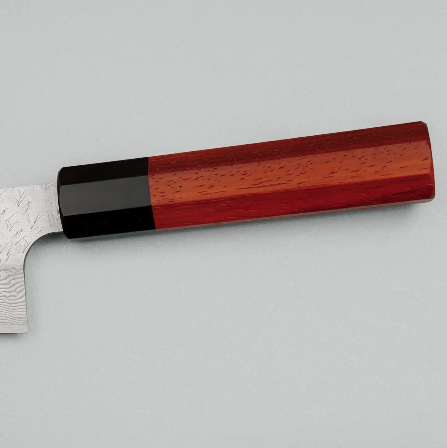 Nigara STRIX Tsuchime Migaki Padouk Santoku 16.5 cm