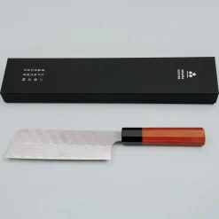 Nigara STRIX Tsuchime Migaki Padouk Nakiri 18 cm
