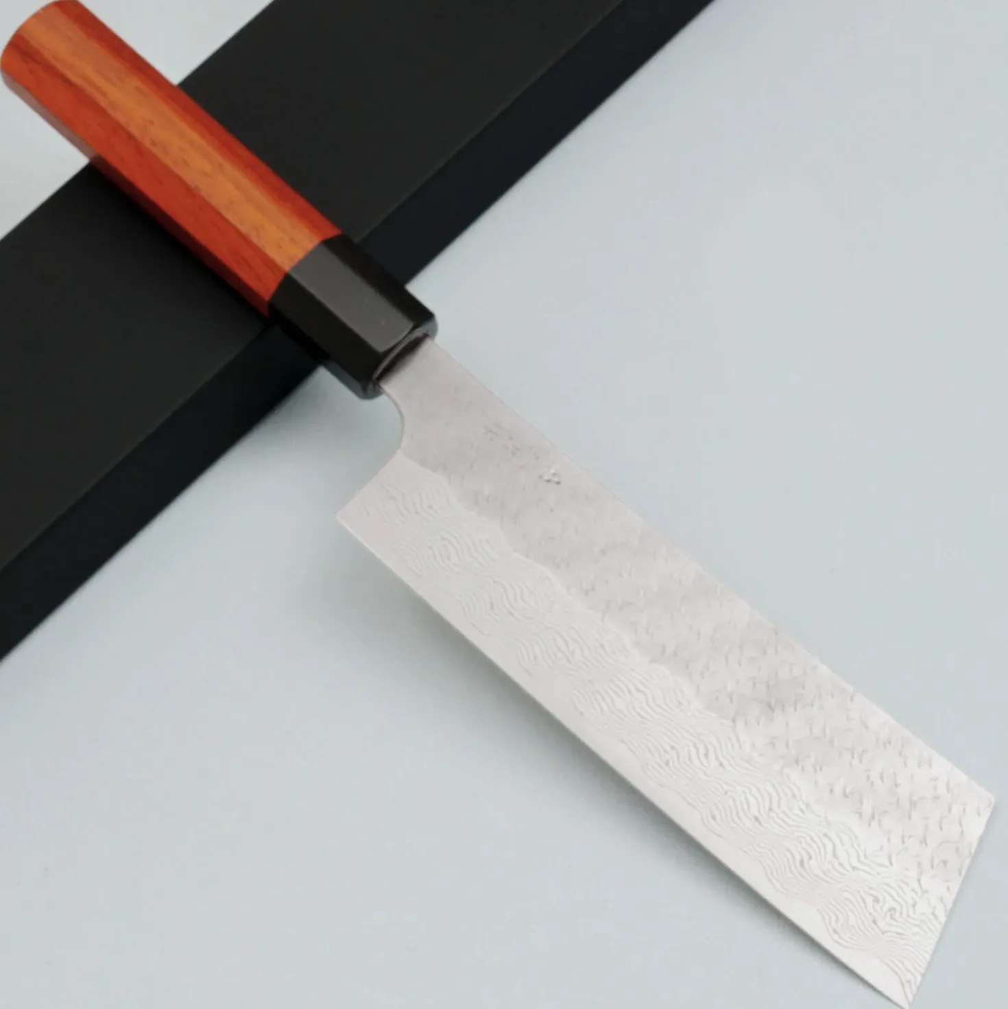 Nigara STRIX Tsuchime Migaki Padouk Nakiri 18 cm