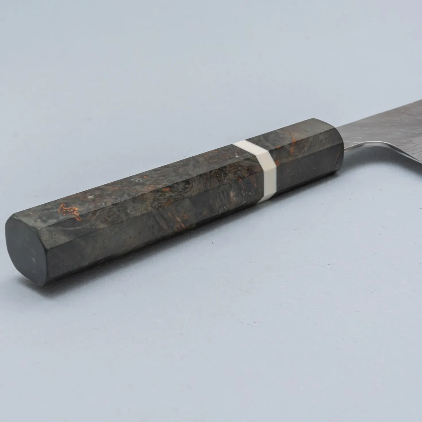 Nigara VG10 Tsuchime Damast Migaki Birch Gyuto 21 cm