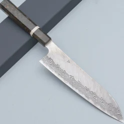 Nigara VG10 Tsuchime Damast Migaki Birch Gyuto 21 cm