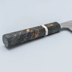 Nigara VG10 Tsuchime Damast Migaki Birch Santoku 18 cm