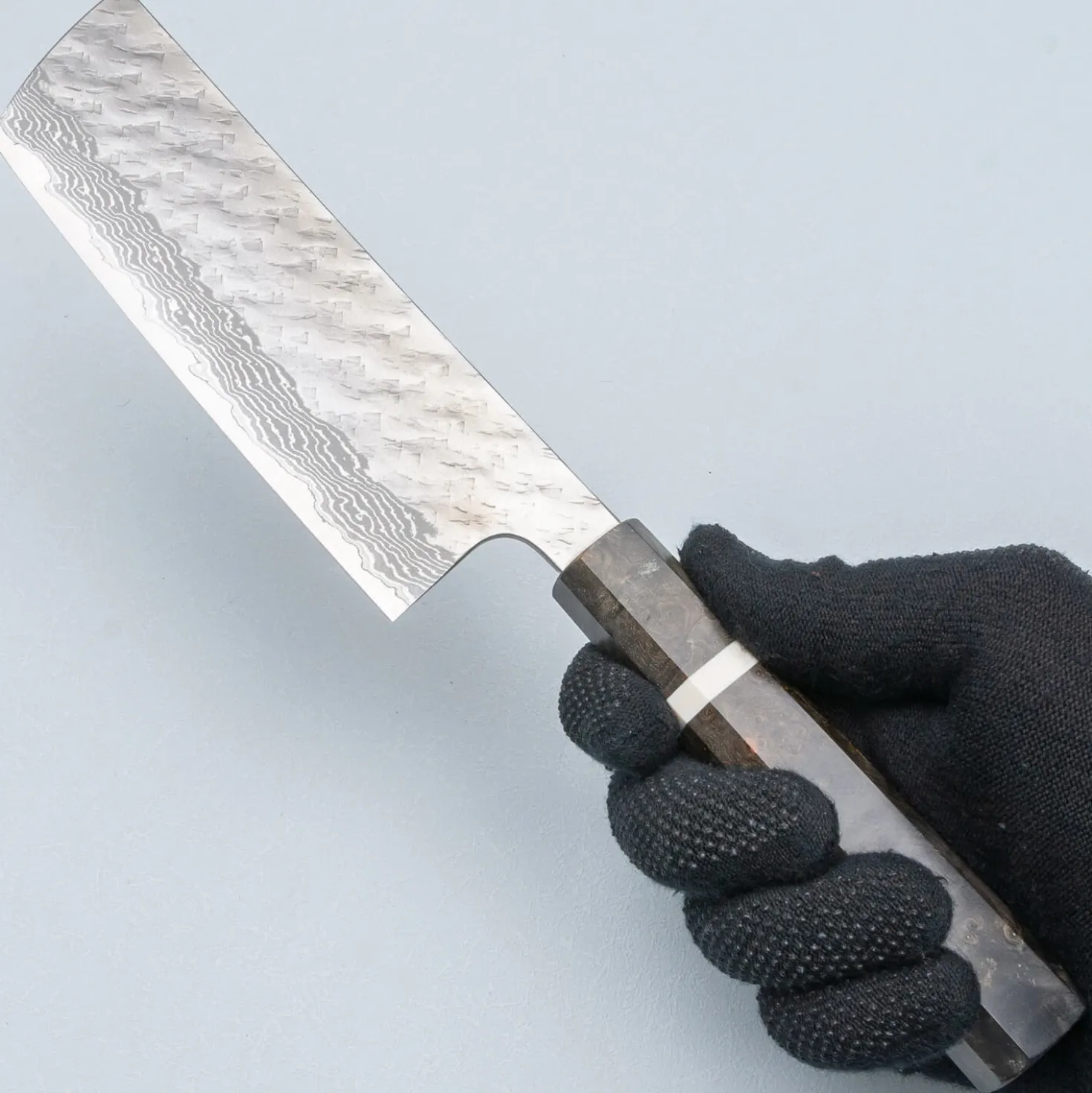 Nigara VG10 Tsuchime Damast Migaki Birch Nakiri 16.5 cm