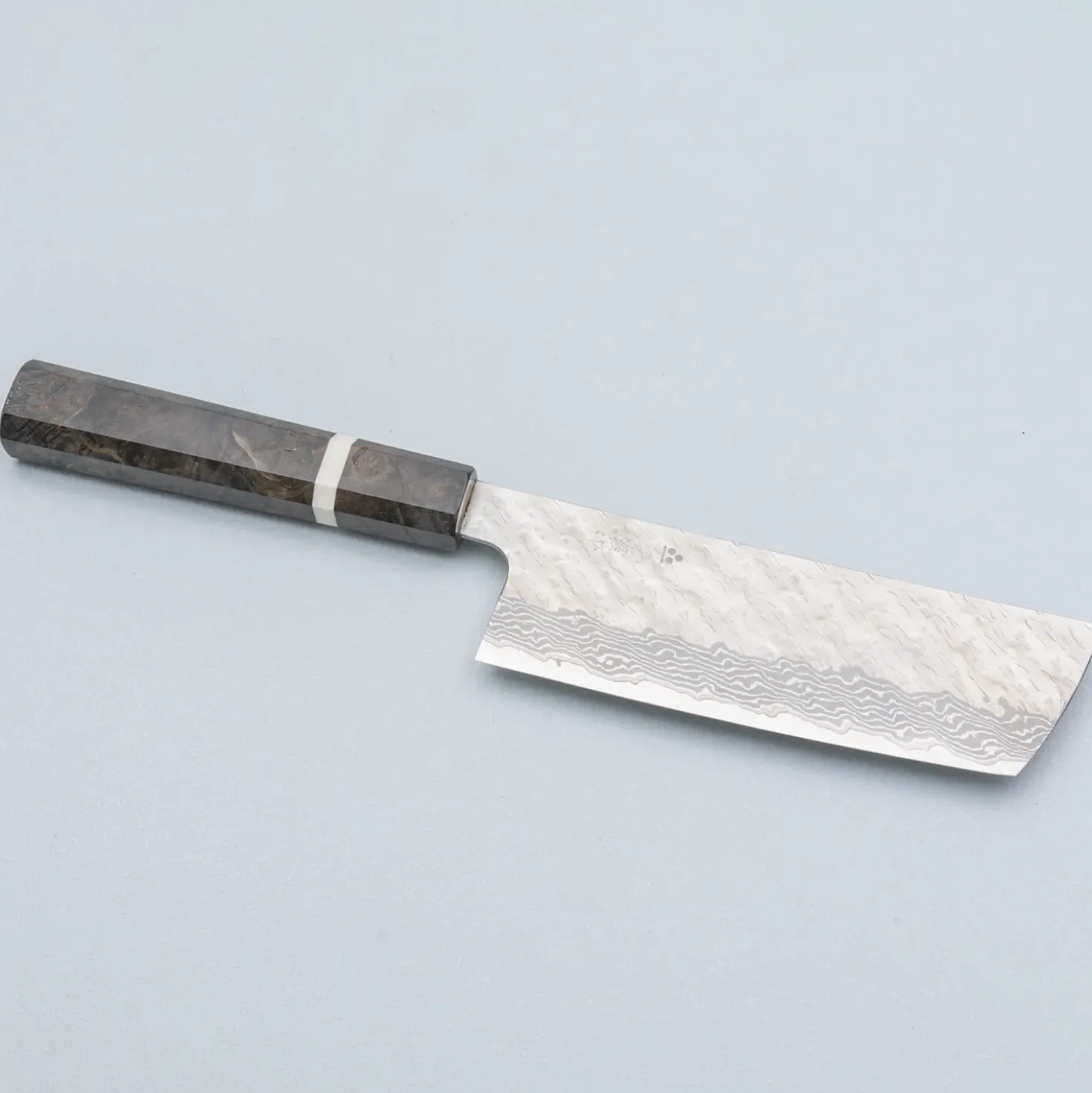 Nigara VG10 Tsuchime Damast Migaki Birch Nakiri 16.5 cm