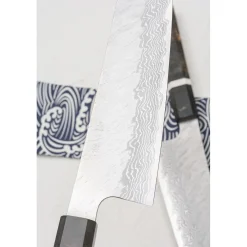 Nigara VG10 Tsuchime Damast Migaki Birch Kiritsuke 21 cm