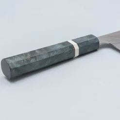 Nigara VG10 Tsuchime Damast Migaki Birch Kiritsuke 21 cm