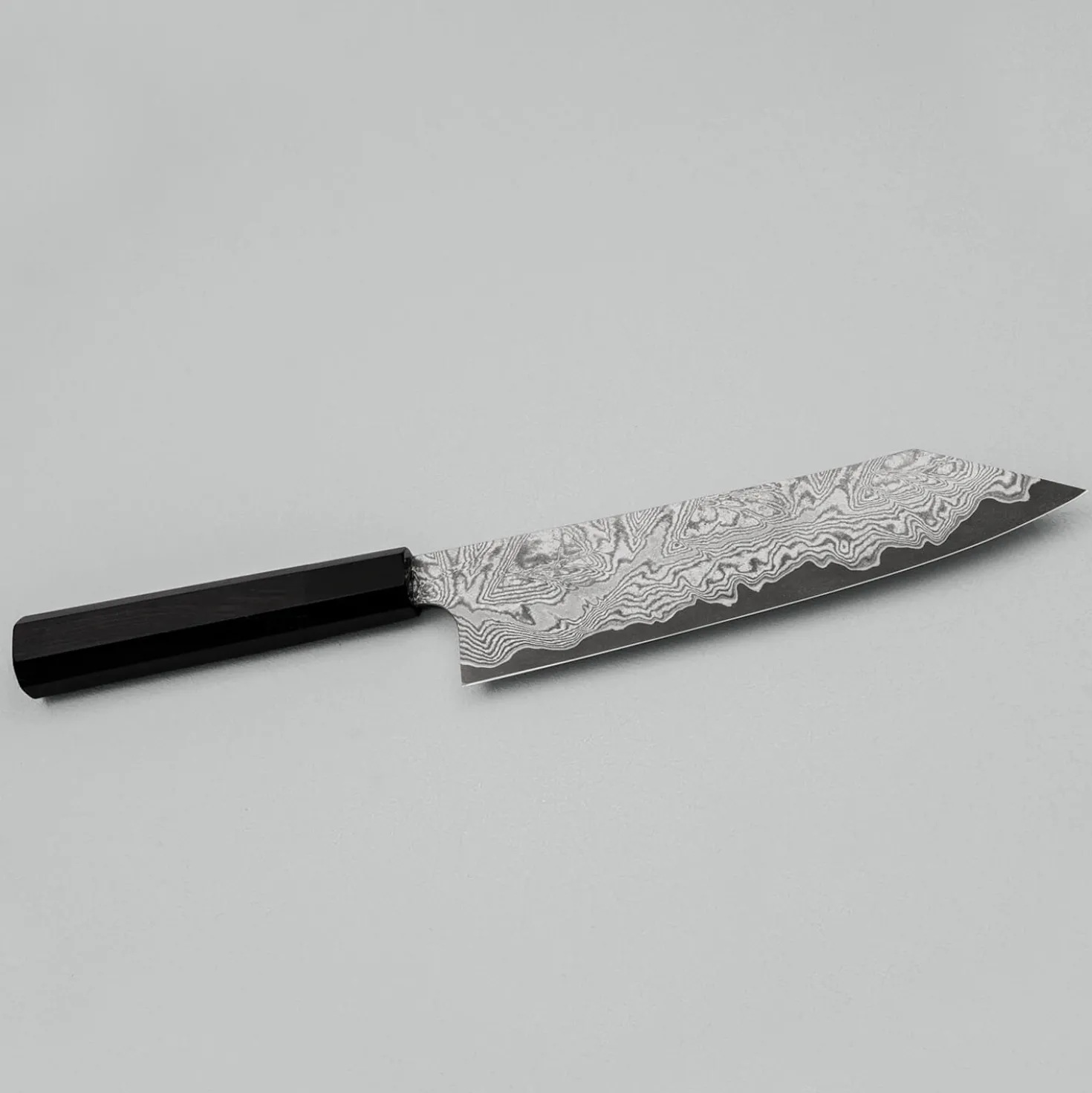 Nigara VG-XEOS Anmon Damast Ebony Kiritsuke 21 cm
