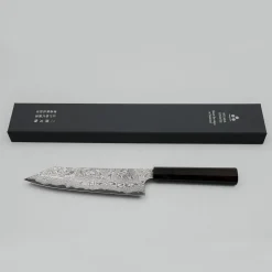 Nigara VG-XEOS Anmon Damast Ebony Kiritsuke 21 cm