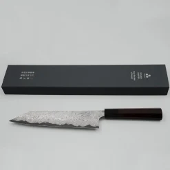 Nigara VG-XEOS Anmon Damast Ebony Kiritsuke 24 cm
