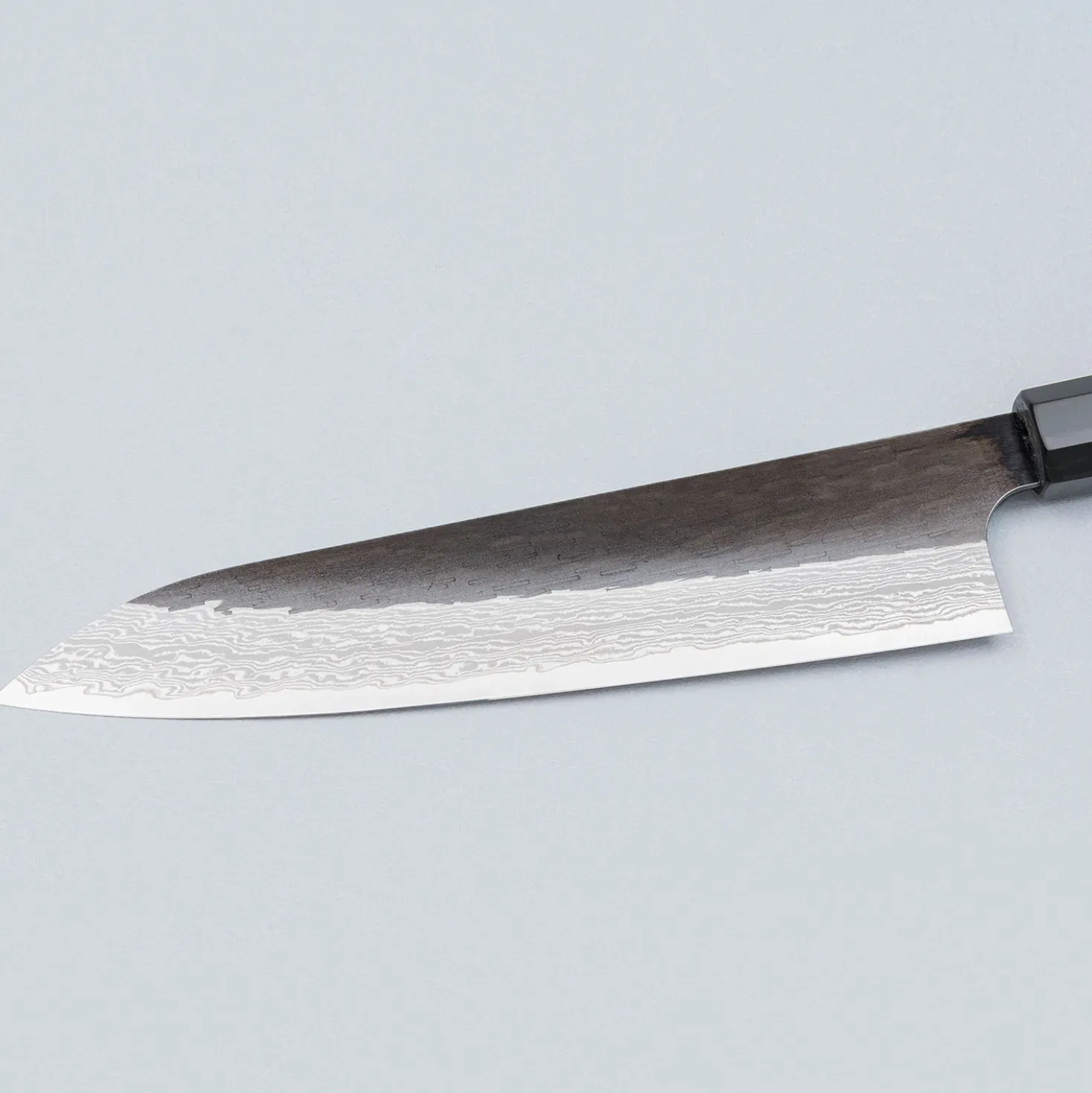 Nigara VG-XEOS Tsuchime Kurouchi Ebony Gyuto 21 cm