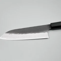 Nigara VG-XEOS Tsuchime Kurouchi Ebony Santoku 17 cm