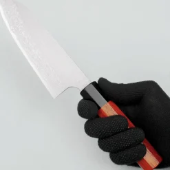 Nigara VG-XEOS Tsuchime Migaki Padouk Santoku 17 cm