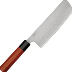 Nigara VG-XEOS Tsuchime Migaki Padouk Nakiri 16.5 cm