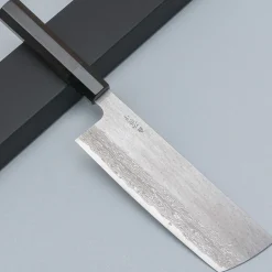 Nigara VG-XEOS Tsuchime Migaki Ebony Nakiri 16.5 cm