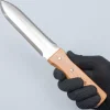 Nisaku Hori Hori Namibagata Tuinmes 18,5 cm Roestvrijstaal