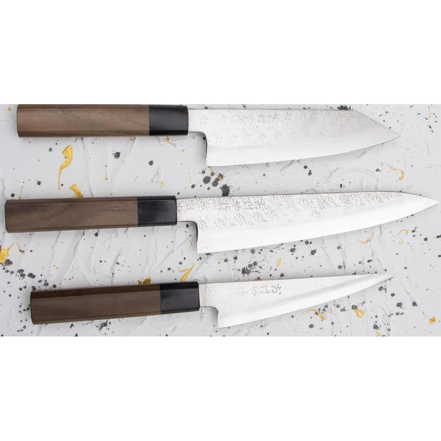 Okeya Gin3 Tsuchime Gyuto 21 cm