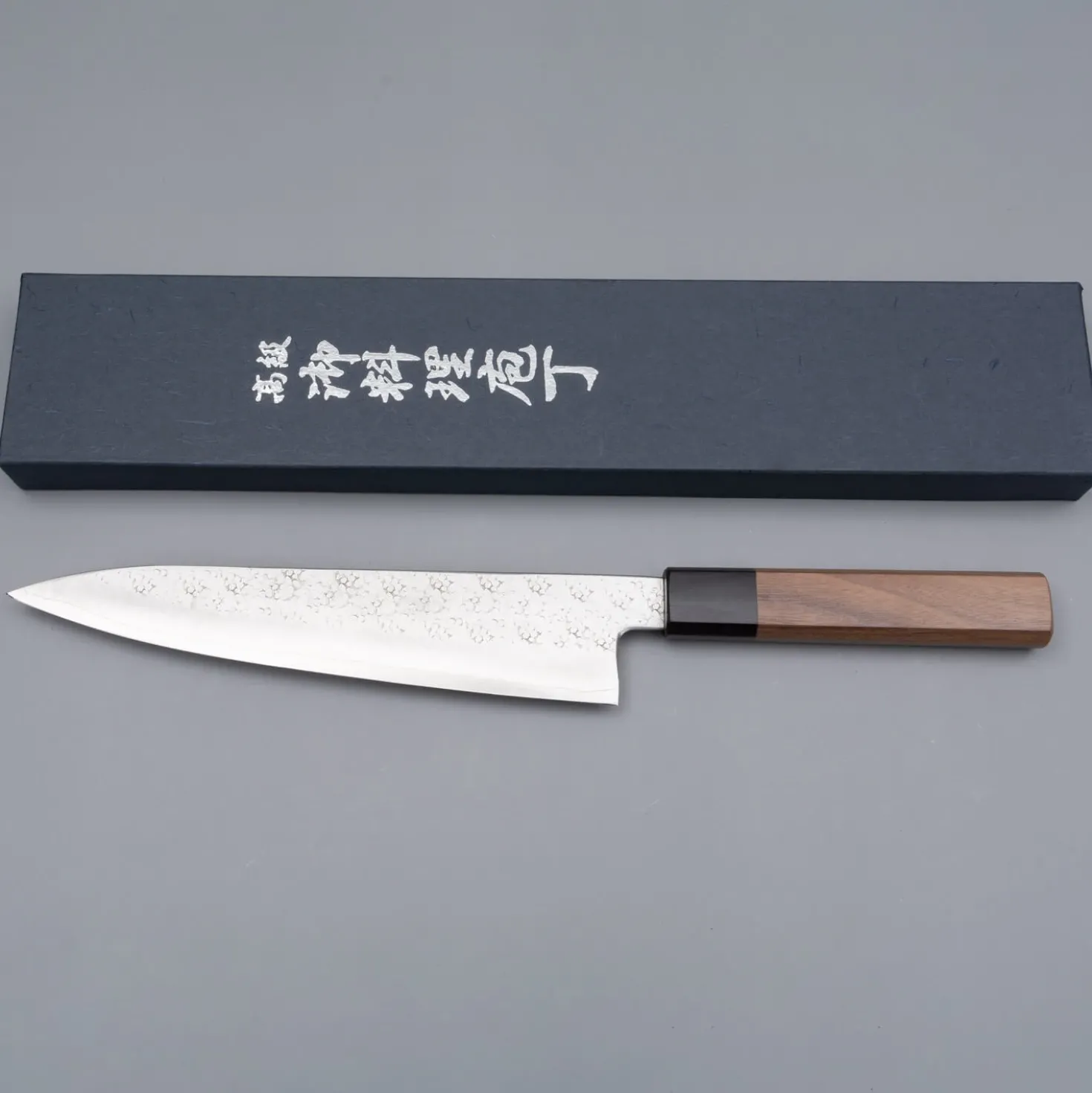 Okeya Gin3 Tsuchime Gyuto 21 cm