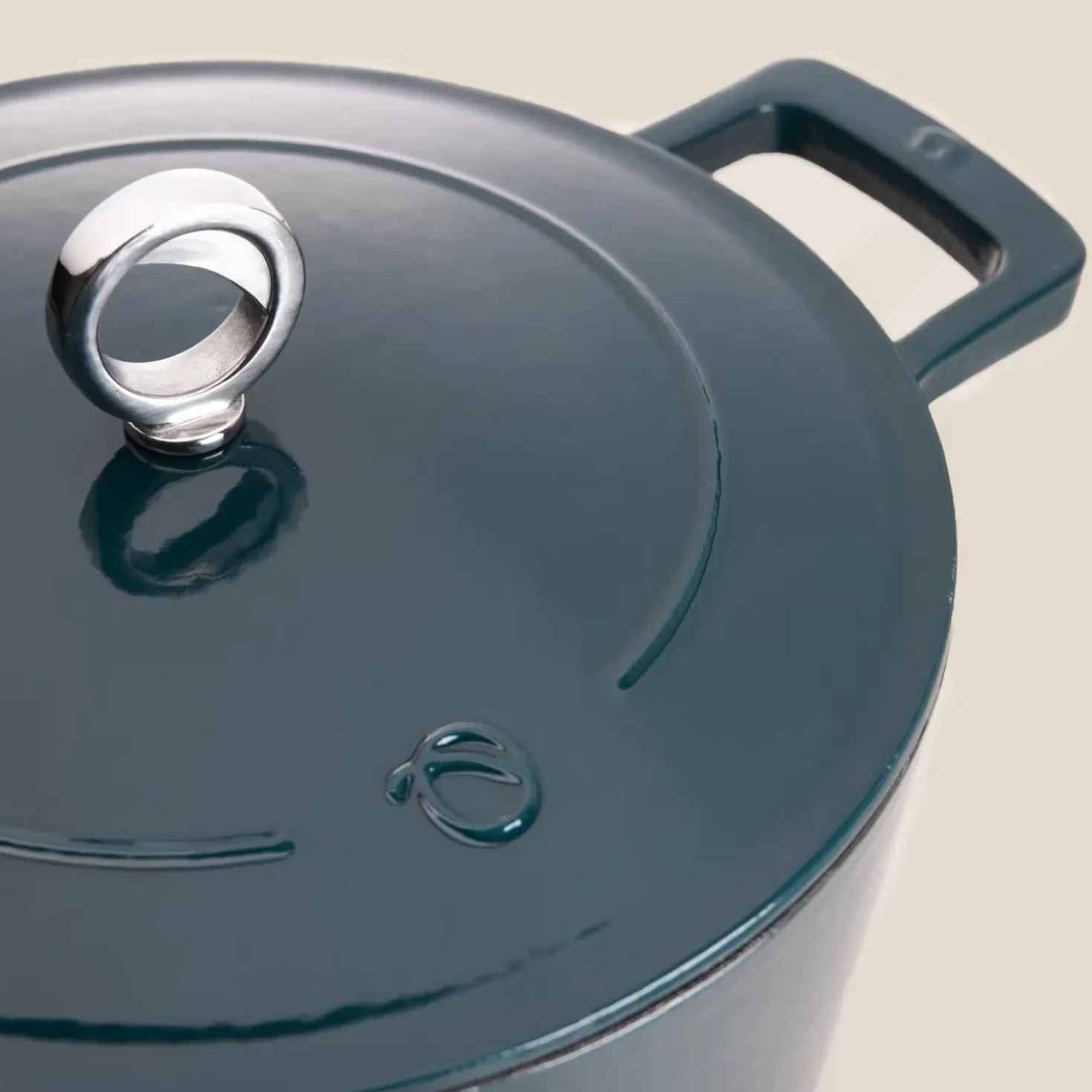 Olavson Gietijzeren Braadpan Petrol 24 cm