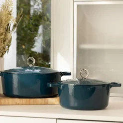 Olavson Gietijzeren Braadpan Petrol 24 cm