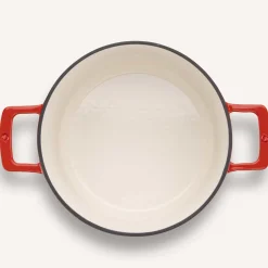Olavson Gietijzeren Braadpan Kersenrood 24 cm