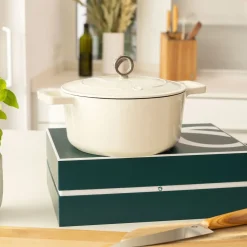 Olavson Gietijzeren Braadpan Creme 24 cm