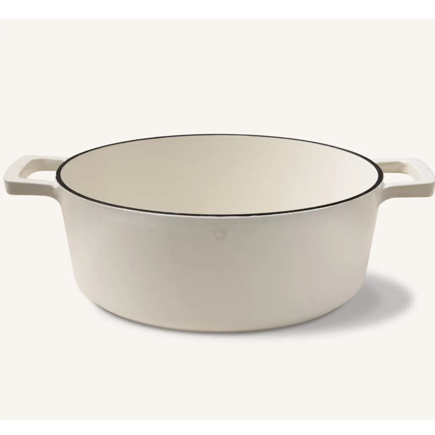Olavson Gietijzeren Ovale Braadpan Creme 31 cm