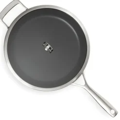 Olavson Koekenpan Met Koperen Kern Coated Met Deksel 30 cm