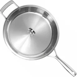 Olavson Koekenpan Ongecoat Met Deksel 32 cm