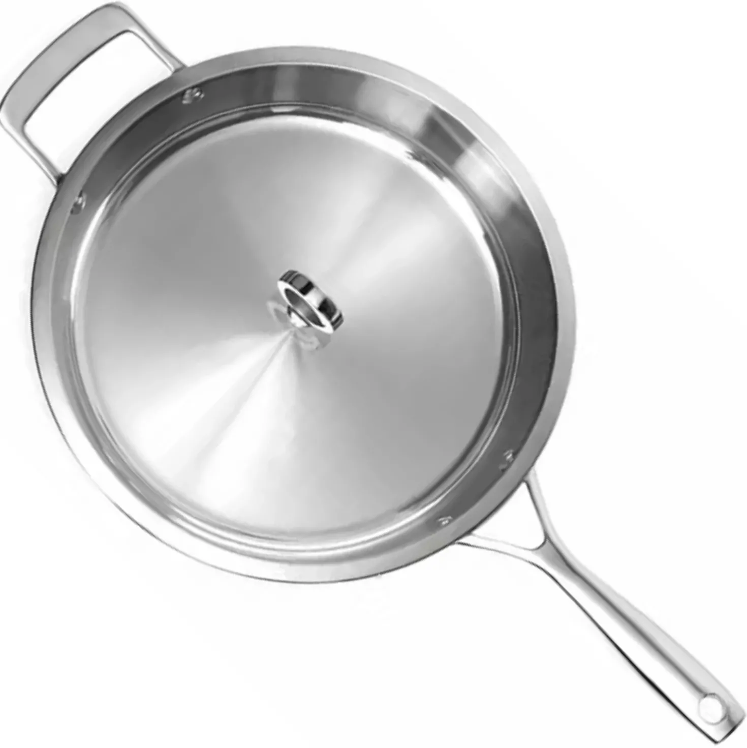 Olavson Koekenpan Ongecoat Met Deksel 32 cm