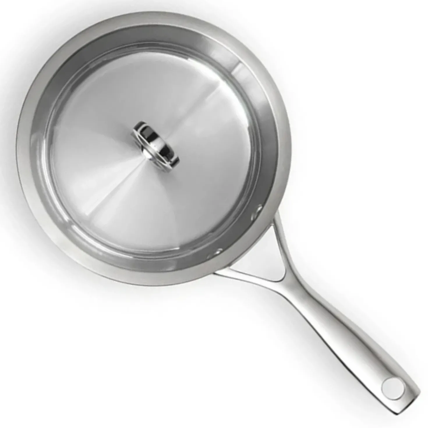 Olavson Koekenpan Ongecoat Met Deksel 16 cm